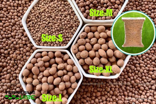 Giá thể đất sét 2 Giá thể đất sét đỏ tự nhiên, dạng viên, đóng gói theo nhu cầu